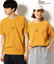 【PEANUTS】SNOOPY スヌーピー コラボ 半袖ラグランスリーブ Tシャツ