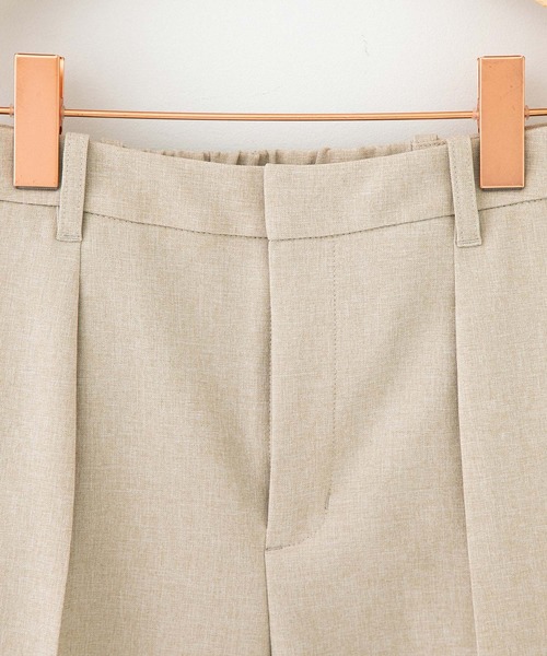 PUBLIC TOKYO（パブリックトウキョウ）の「極 エバークリーステーパードパンツ（スラックス・レディース・ベージュ/ミント/ピンク・1/2）」の4枚目の写真