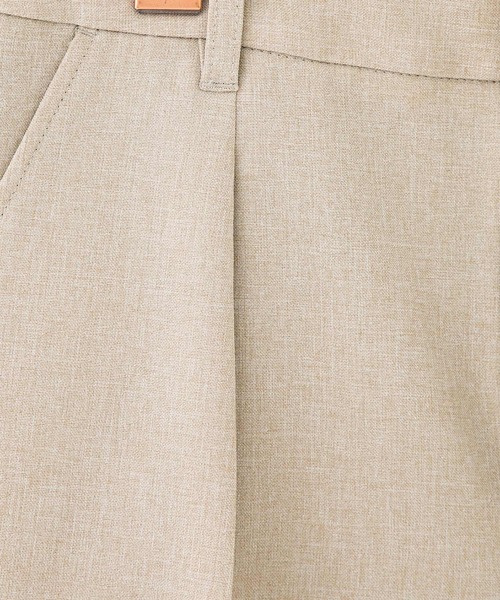 PUBLIC TOKYO（パブリックトウキョウ）の「極 エバークリーステーパードパンツ（スラックス・レディース・ベージュ/ミント/ピンク・1/2）」の5枚目の写真