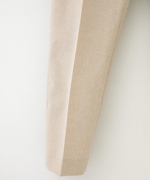 PUBLIC TOKYO（パブリックトウキョウ）の「極 エバークリーステーパードパンツ（スラックス・レディース・ベージュ/ミント/ピンク・1/2）」の6枚目の写真