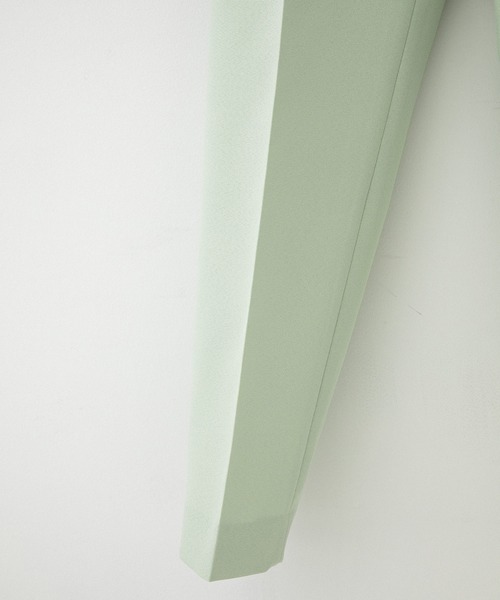 PUBLIC TOKYO（パブリックトウキョウ）の「極 エバークリーステーパードパンツ（スラックス・レディース・ベージュ/ミント/ピンク・1/2）」の10枚目の写真