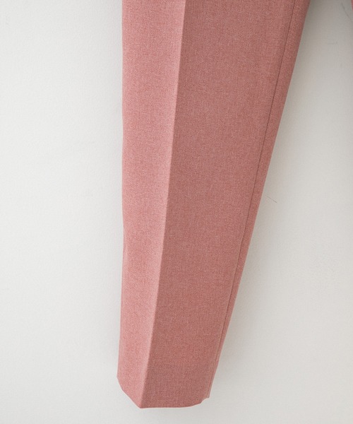 PUBLIC TOKYO（パブリックトウキョウ）の「極 エバークリーステーパードパンツ（スラックス・レディース・ベージュ/ミント/ピンク・1/2）」の14枚目の写真