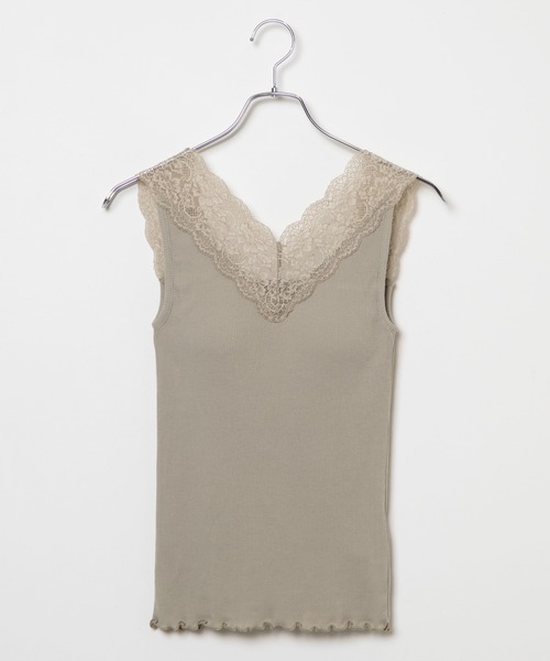 WEGO（ウィゴー）の「WEGO/カップインレースキャミソール（キャミソール・レディース・ブラック/グリーン/ホワイト・MEDIUM/SMALL）」の15枚目の写真