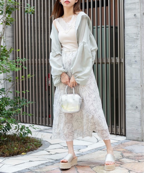 WEGO（ウィゴー）の「WEGO/カップインレースキャミソール（キャミソール・レディース・ブラック/グリーン/ホワイト・MEDIUM/SMALL）」の22枚目の写真