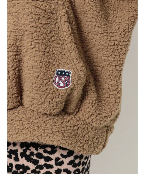 GYDA(ジェイダ)の「LEGENDSボアパーカー(パーカー・レディース・ブラック/ブラウン/オフホワイト・FREE)」の19枚目の写真