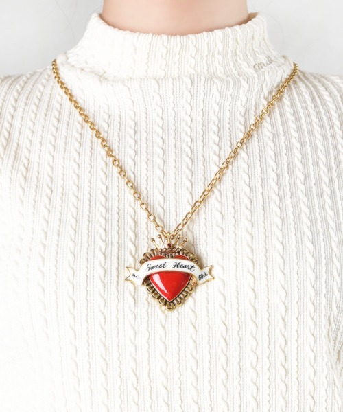 MILK（ミルク）の「SWEET HEART ブローチネックレス（ネックレス