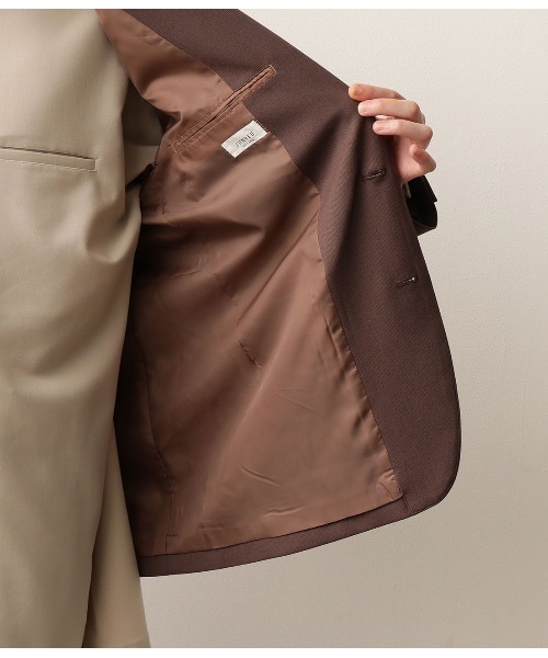 JUNRED（ジュンレッド）の「テクスチャーTRルーズジャケット（テーラードジャケット・メンズ・ブラック/ダークブラウン・S/M/L）」の17枚目の写真