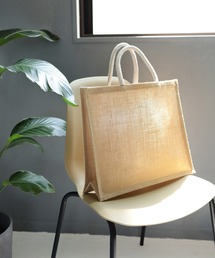 SESTO | ジュートスクエアラージトートバッグ(トートバッグ)