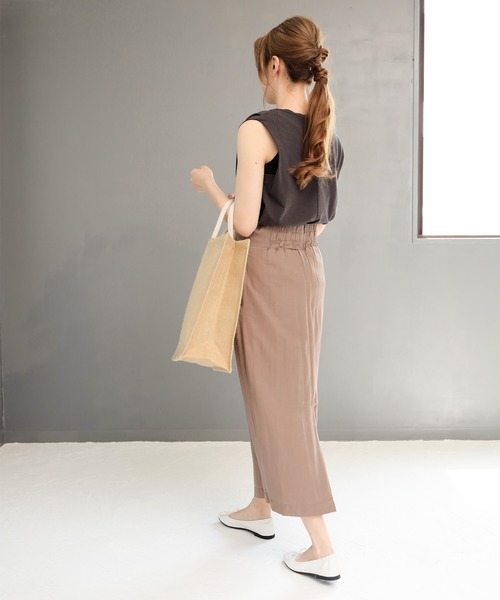 SESTO(セスト)の「ジュートスクエアラージトートバッグ(トートバッグ・レディース・ベージュ・ONE SIZE)」の9枚目の写真