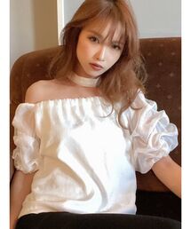 RESEXXY | 袖ボリュームオフショルブラウス(シャツ/ブラウス)