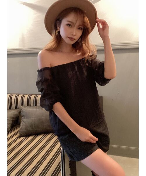 RESEXXY（リゼクシー）の「袖ボリュームオフショルブラウス（シャツ/ブラウス・レディース・ホワイト/ブラック/モカ・FREE）」の10枚目の写真