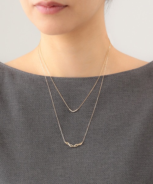 agete（アガット）の「K10ネックレス（ネックレス）」 - WEAR