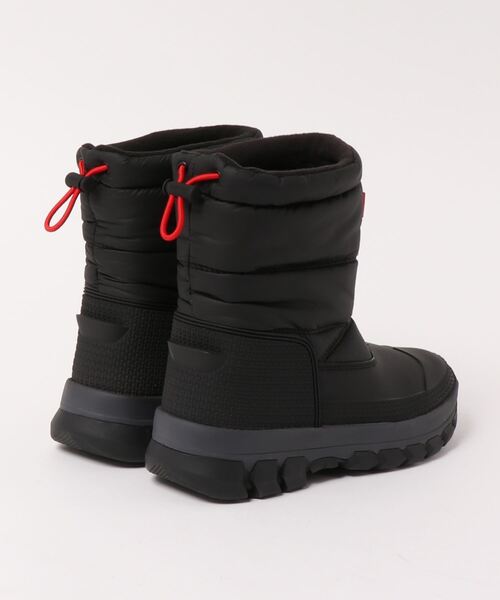 HUNTER(ハンター)の「WOMENS ORIGINAL INSULATED SNOW BOOT SHORT(ブーツ・レディース・ブラック/オレンジ・UK5/UK4/UK3/UK6)」の3枚目の写真