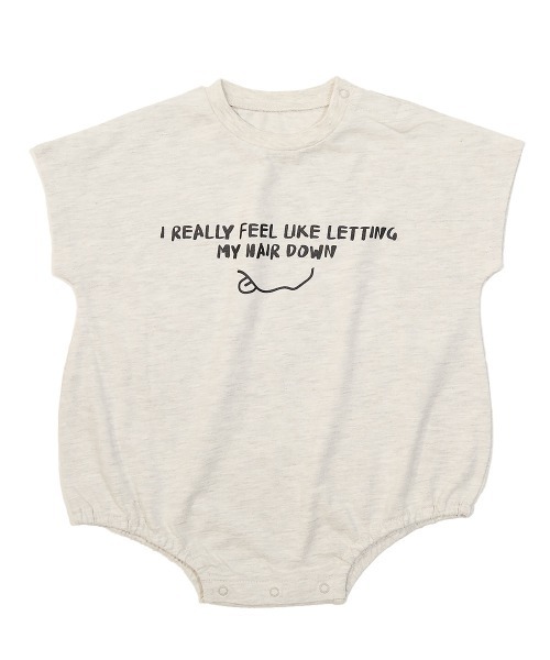 devirock（デビロック）の「半袖ゆったりロンパース（ロンパース・キッズ・オートミール/サックスブルー/スミクロ/ブルーグレー/パープル系その他/ピンク系その他・80ｃｍ/70cm）」の16枚目の写真