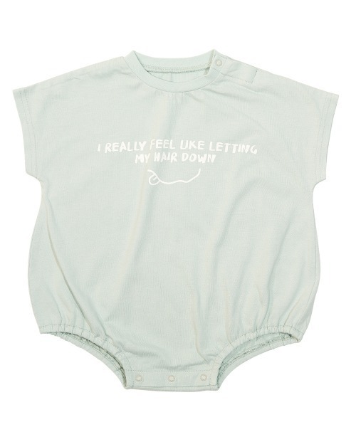 devirock（デビロック）の「半袖ゆったりロンパース（ロンパース・キッズ・オートミール/サックスブルー/スミクロ/ブルーグレー/パープル系その他/ピンク系その他・80ｃｍ/70cm）」の17枚目の写真