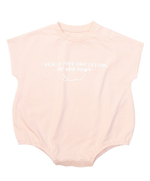 devirock（デビロック）の「半袖ゆったりロンパース（ロンパース・キッズ・オートミール/サックスブルー/スミクロ/ブルーグレー/パープル系その他/ピンク系その他・80ｃｍ/70cm）」の19枚目の写真