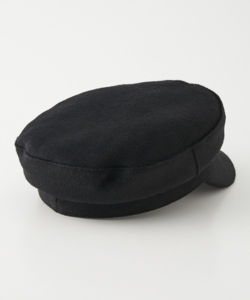 AZUL by moussy(アズールバイマウジー)の「MELTON CASQUETTE/メルトンキャスケット(キャスケット・レディース・チャコールグレー/ブラック/キャメル・FREE)」の5枚目の写真