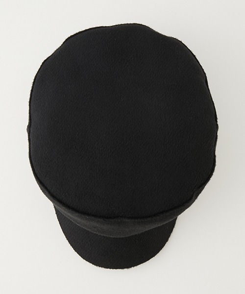 AZUL by moussy(アズールバイマウジー)の「MELTON CASQUETTE/メルトンキャスケット(キャスケット・レディース・チャコールグレー/ブラック/キャメル・FREE)」の6枚目の写真