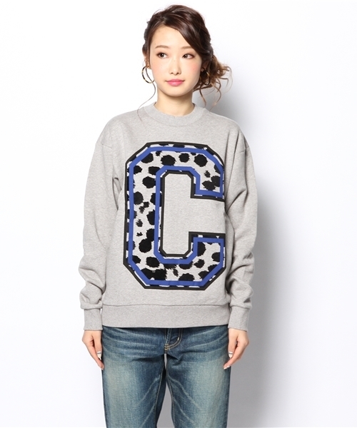 Ray BEAMS（レイビームス）の「etre cecile / Big C スウェット（スウェット・レディース・グレー・ONE SIZE）」の8枚目の写真