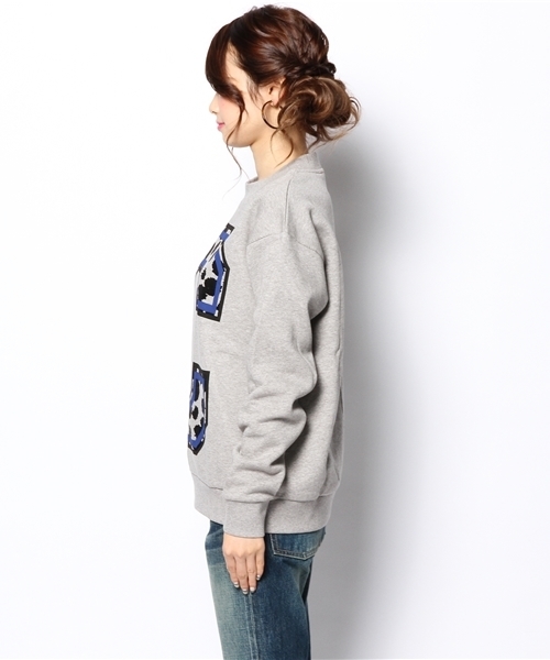 Ray BEAMS（レイビームス）の「etre cecile / Big C スウェット（スウェット・レディース・グレー・ONE SIZE）」の9枚目の写真