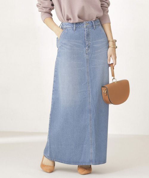 ブランド古着 デニムロングスカート デニムスカート Nano Universe ナノユニバース のファッション通販 Zozoused