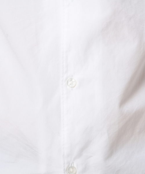 BEAUTY&YOUTH UNITED ARROWS（ビューティーアンドユースユナイテッドアローズ）の「BY ポプリン ノーカラー シャツ ◆（シャツ/ブラウス・メンズ・ホワイト/ネイビー・X-LARGE/LARGE/MEDIUM/SMALL）」の11枚目の写真