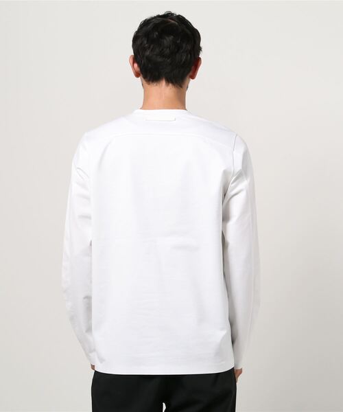 ATTACHMENT（アタッチメント）の「PONTE JERSEY TECHNICAL T-SHIRT L/S（Tシャツ/カットソー・メンズ・ホワイト/ブラック/ダークグリーン・1/2/3/4）」の4枚目の写真