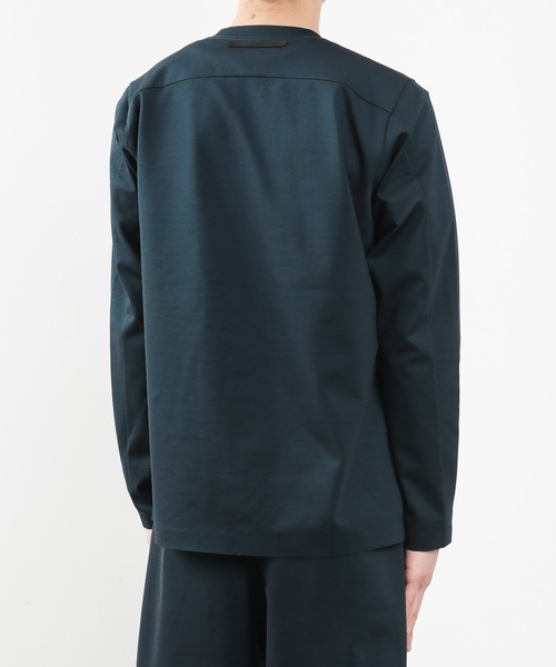 ATTACHMENT（アタッチメント）の「PONTE JERSEY TECHNICAL T-SHIRT L/S（Tシャツ/カットソー・メンズ・ホワイト/ブラック/ダークグリーン・1/2/3/4）」の20枚目の写真