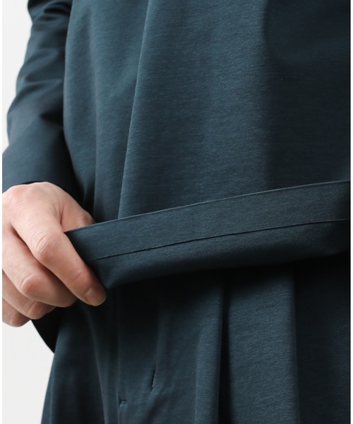 ATTACHMENT（アタッチメント）の「PONTE JERSEY TECHNICAL T-SHIRT L/S（Tシャツ/カットソー・メンズ・ホワイト/ブラック/ダークグリーン・1/2/3/4）」の7枚目の写真