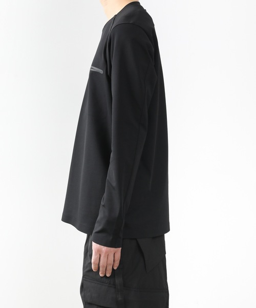 ATTACHMENT（アタッチメント）の「PONTE JERSEY TECHNICAL T-SHIRT L/S（Tシャツ/カットソー・メンズ・ホワイト/ブラック/ダークグリーン・1/2/3/4）」の10枚目の写真
