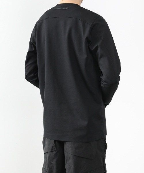 ATTACHMENT（アタッチメント）の「PONTE JERSEY TECHNICAL T-SHIRT L/S（Tシャツ/カットソー・メンズ・ホワイト/ブラック/ダークグリーン・1/2/3/4）」の11枚目の写真