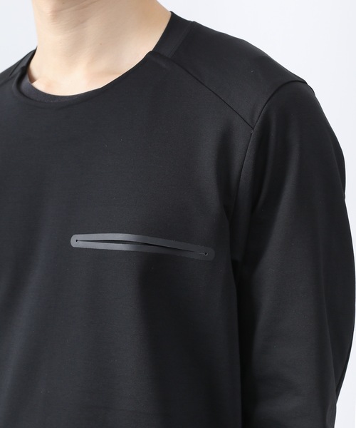 ATTACHMENT（アタッチメント）の「PONTE JERSEY TECHNICAL T-SHIRT L/S（Tシャツ/カットソー・メンズ・ホワイト/ブラック/ダークグリーン・1/2/3/4）」の12枚目の写真