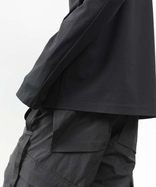 ATTACHMENT（アタッチメント）の「PONTE JERSEY TECHNICAL T-SHIRT L/S（Tシャツ/カットソー・メンズ・ホワイト/ブラック/ダークグリーン・1/2/3/4）」の13枚目の写真