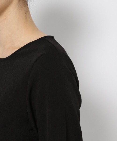 GLOBAL WORK（グローバルワーク）の「ノーカラージャケットワンピースセット【MATINEE LINE】/926853（セットアップ・レディース・ネイビー/ブラック・MEDIUM/LARGE）」の16枚目の写真