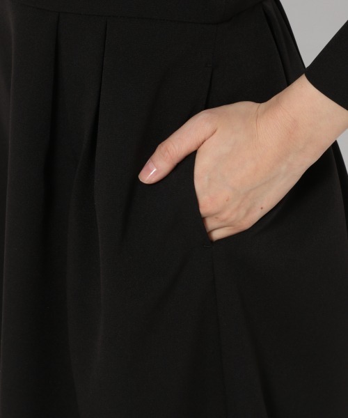 GLOBAL WORK（グローバルワーク）の「ノーカラージャケットワンピースセット【MATINEE LINE】/926853（セットアップ・レディース・ネイビー/ブラック・MEDIUM/LARGE）」の18枚目の写真