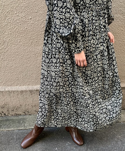 Kastane（カスタネ）の「花柄ティアードワンピース（ワンピース）」 - WEAR
