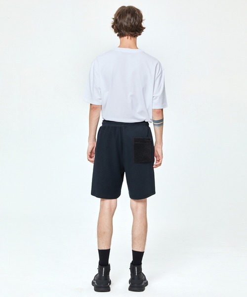 PIPING HOT FUTURE（パイピングホットフューチャー）の「SPLICE SHORT（スウェットパンツ・メンズ・ブラック・S/M/L/XL）」の8枚目の写真