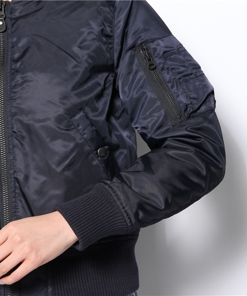 CIAOPANIC（チャオパニック）の「【Ciaopanic】MA-1（ブルゾン・レディース・ネイビー/オリーブ・FREE）」の8枚目の写真