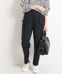 SLOBE IENA | Pe ドビー テーパードパンツ【手洗い可能/ウエストゴム】◆(その他パンツ)