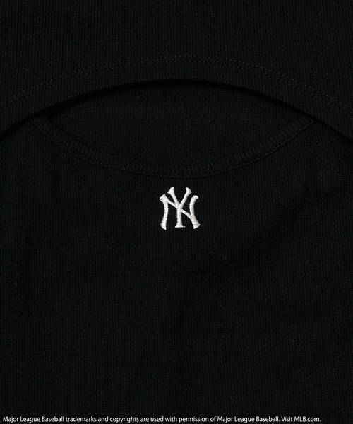 BACK TO THE FIELD（バック トゥー ザ フィールド）の「【MLB】バストオープンセットトップス（Tシャツ/カットソー・レディース・ブラック/ベージュ/パープル・FREE）」の7枚目の写真