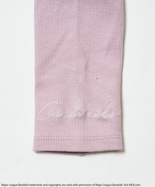 BACK TO THE FIELD（バック トゥー ザ フィールド）の「【MLB】バストオープンセットトップス（Tシャツ/カットソー・レディース・ブラック/ベージュ/パープル・FREE）」の4枚目の写真