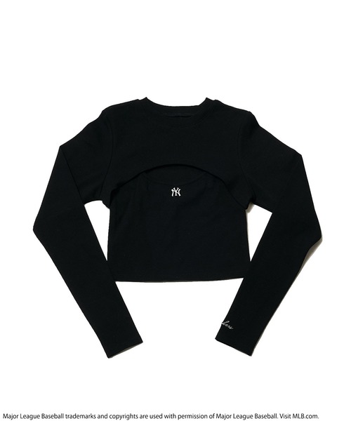 BACK TO THE FIELD（バック トゥー ザ フィールド）の「【MLB】バストオープンセットトップス（Tシャツ/カットソー・レディース・ブラック/ベージュ/パープル・FREE）」の11枚目の写真