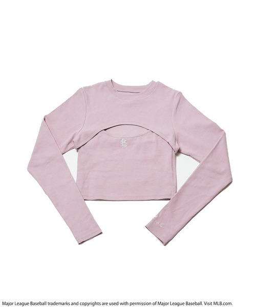 BACK TO THE FIELD（バック トゥー ザ フィールド）の「【MLB】バストオープンセットトップス（Tシャツ/カットソー・レディース・ブラック/ベージュ/パープル・FREE）」の17枚目の写真