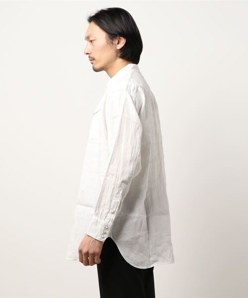 Sanca（サンカ）の「【Sanca】リネンビッグカウボーイシャツ MEN 