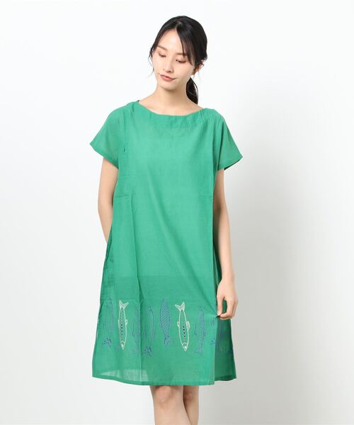 セール 魚柄半袖ワンピース ワンピース Cerca チェルカ のファッション通販 Zozotown