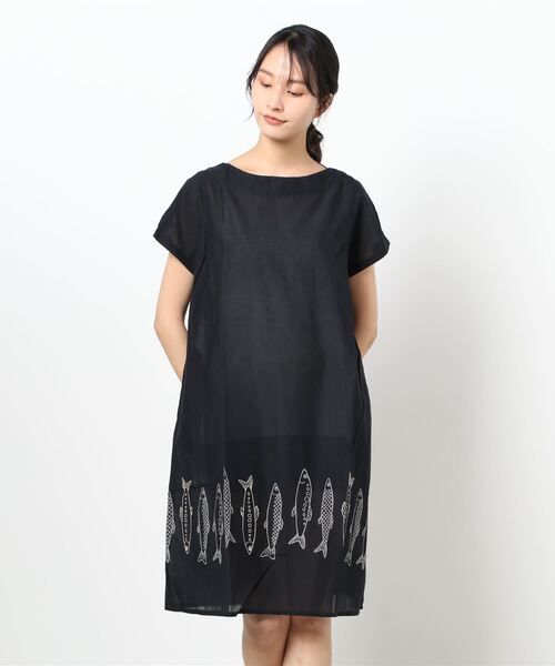 セール 魚柄半袖ワンピース ワンピース Cerca チェルカ のファッション通販 Zozotown