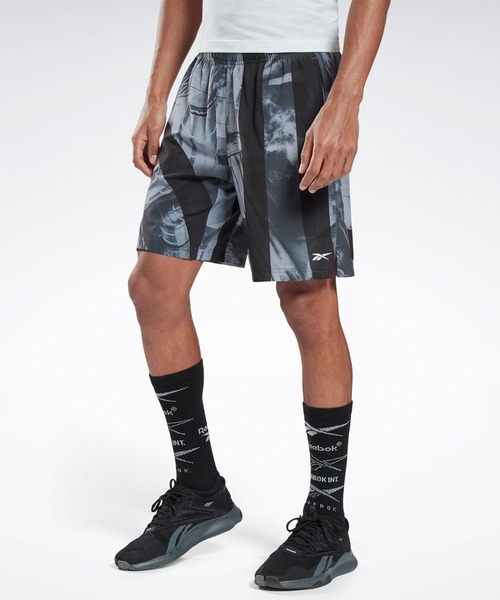 Reebok(リーボック)の「 オースティン II ショーツ / Austin II Shorts(その他パンツ・メンズ・ライトブルー/ブラック・SMALL/MEDIUM/LARGE/X-LARGE/XX-LARGE/X-SMALL)」の1枚目の写真