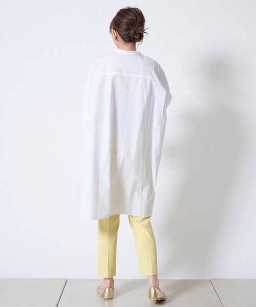 DouDou（ドゥドゥ）の「ビッグチュニックシャツ（シャツ/ブラウス・レディース・ホワイト・FREE）」の14枚目の写真