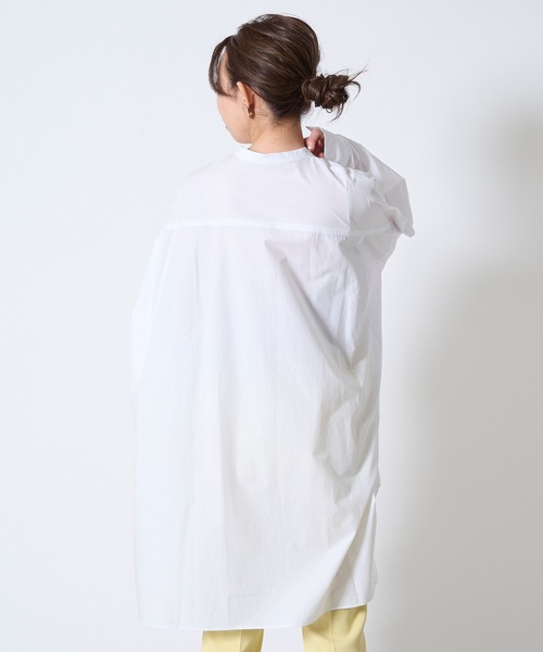 DouDou（ドゥドゥ）の「ビッグチュニックシャツ（シャツ/ブラウス・レディース・ホワイト・FREE）」の6枚目の写真