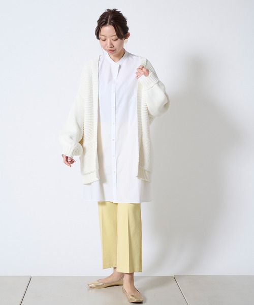 DouDou（ドゥドゥ）の「ビッグチュニックシャツ（シャツ/ブラウス・レディース・ホワイト・FREE）」の8枚目の写真